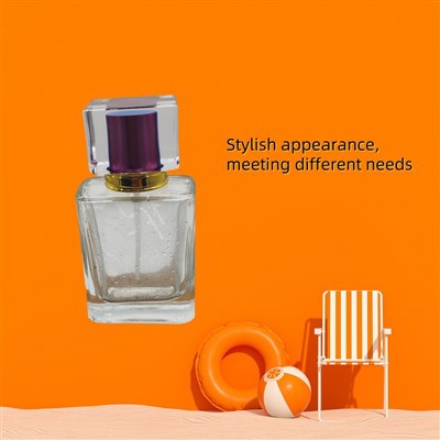 50 ml plochá štvorcová fľaša na parfumy